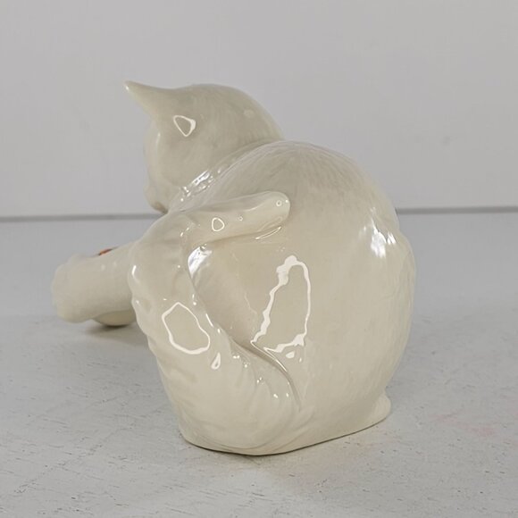 Lenox China Jewels Collection Cat Kitten Playing With Ball Figurine - Picture 6 of 8
